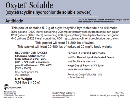 Oxytet Oxytetracycline Hydrochloride Soluble Powder