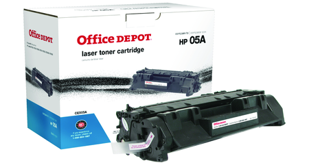 Office Depot Brand OD05A (HP 05A Model CE505A) Remanufactured Toner  Cartridge, Black