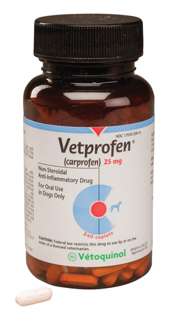 Vetprofen (carprofen) Caplets for Dogs, 25mg