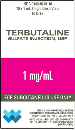 Terbutaline Sulfate Injection, USP, 1mg/mL