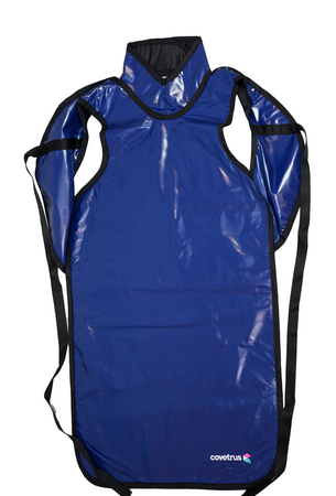 X-Ray Apron with Thyroid Shield, Featherweight-Ultra Lead, Tie, Extra Large