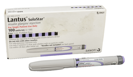 Lantus Solostar U-100 (Insulin Glargine) Injection, Solution Pen ...