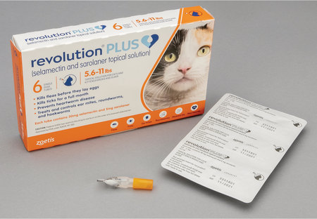 Revolution Plus For Cats, Orange, 5.6-11 Lb