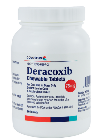 Deracoxib Chewable Tablets for Dogs, 75mg