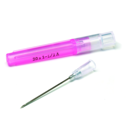 Poly Hub -9392 22-Ga. Disposable 25-Pk 3/4-In Livestock Injection Needles 