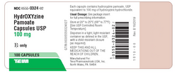 Hydroxyzine Pamoate Capsules, USP, 100mg