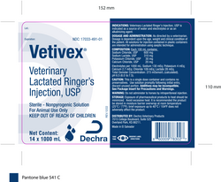 Vetivex Veterinary Lactated Ringer's Injection, USP